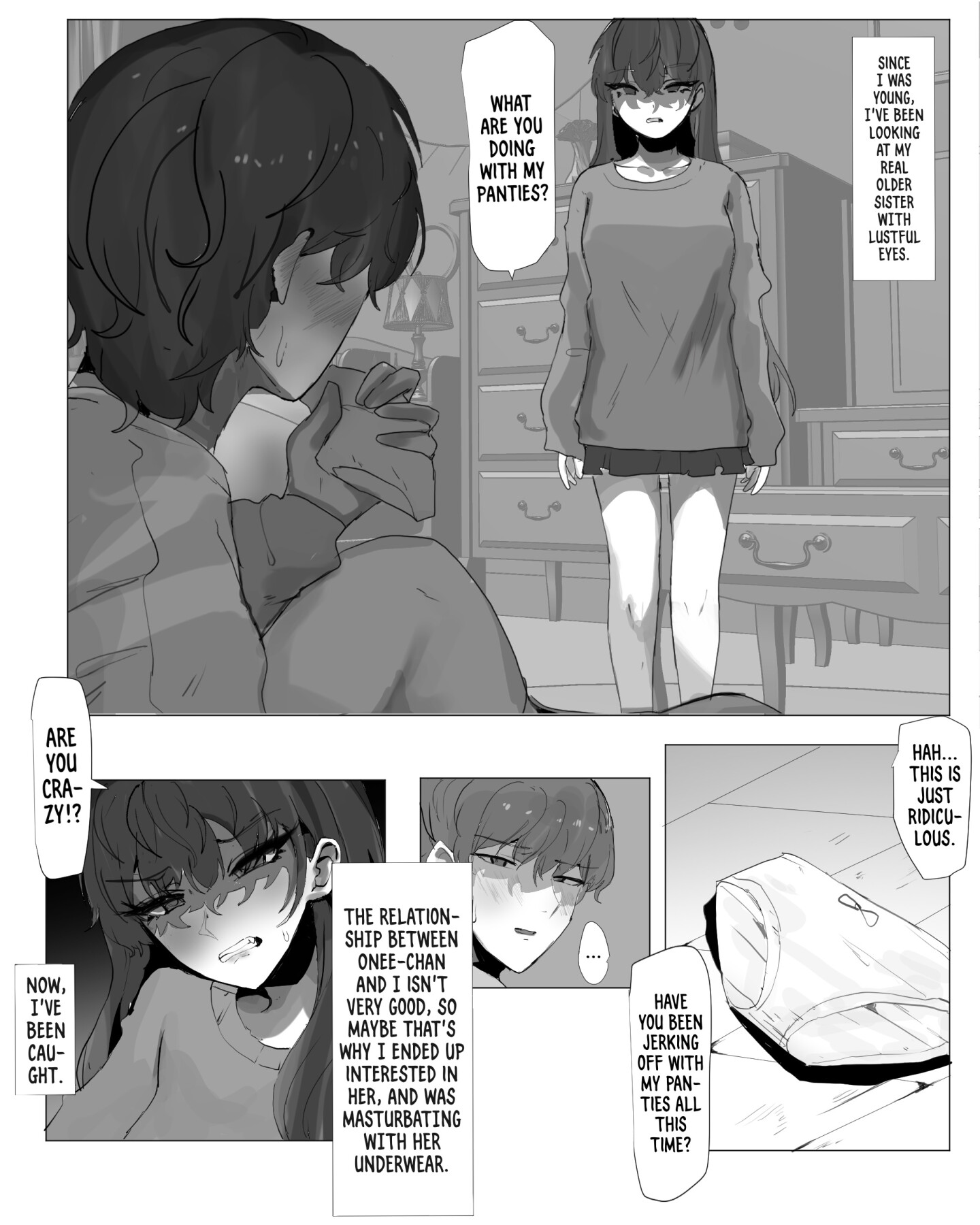 Hentai Manga Comic-Masochist Little Brother's Training-Read-2